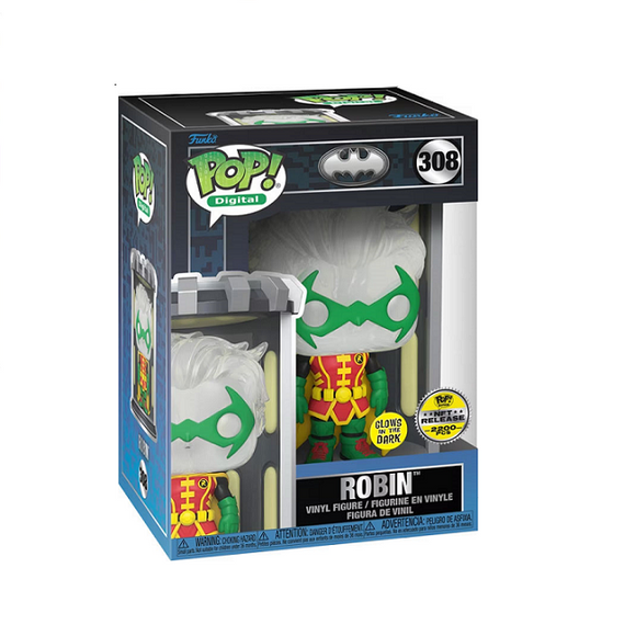 Robin #308 - Batman Funko Pop! [Gitd Digital Release LE 2200 Pcs]