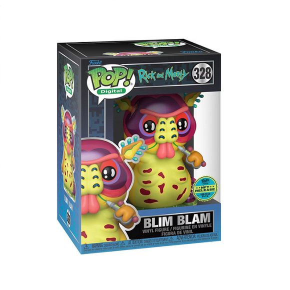Blim Blam #328 - Rick and Morty Funko Pop! [Digital Release LE 1900 Pcs]