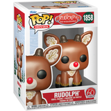 Rudolph #1858 Rudolph The Red-Nosed Reindeer Funko Pop Movies Sitting inside display box
