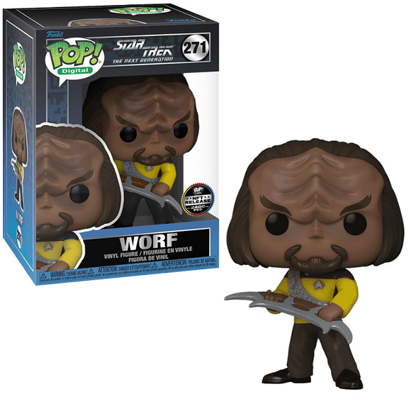 Worf #271 - Star Trek The Next Generation Funko Pop! [Digital Release LE 2400 Pcs]
