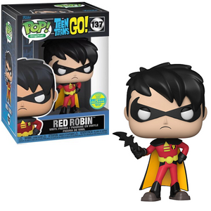 Red Robin #137 - Teen Titans Go! Funko Pop! [Digital Release LE 1800 Pcs]