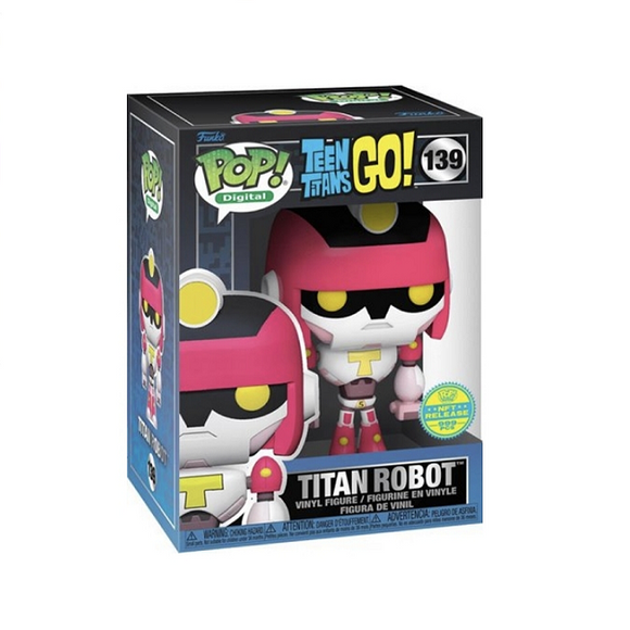 Titan Robot #139 - Teen Titans Go! Funko Pop! [Digital Release LE 999 Pcs]
