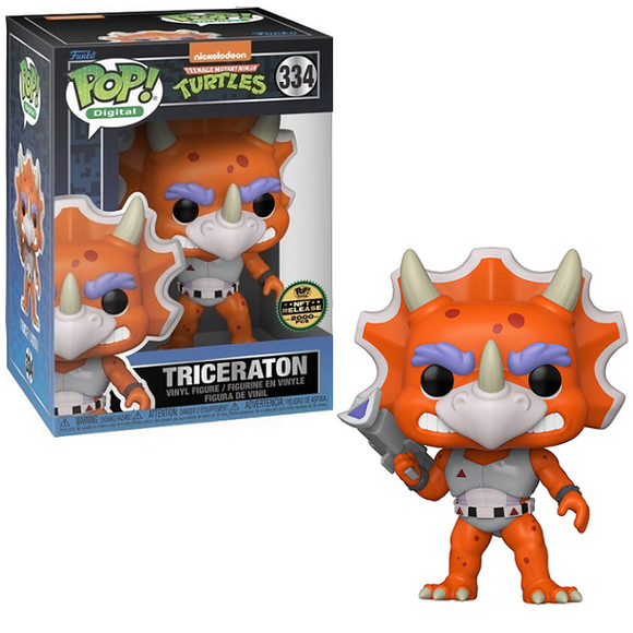 Triceraton #334 - Teenage Mutant Ninja Turtles Funko Pop! [Digital Release LE 2000 Pcs]