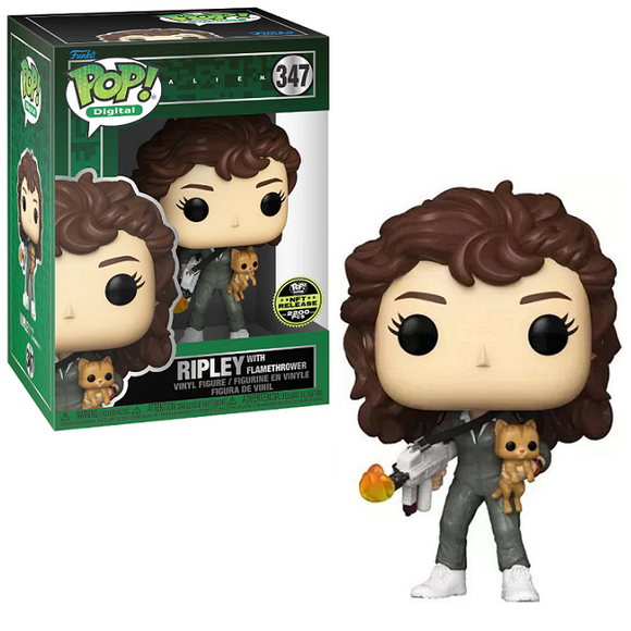 Ripley With Flamethrower #347 - Alien Funko Pop! [Digital Release LE 2200 Pcs]