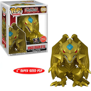 Winged Dragon of Ra #1098 - Yu-Gi-Oh Funko Pop! Animation [6-Inch Metallic GameStop Exclsuive]