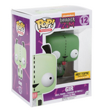 GIR #12 Invader Zim Funko Pop displayed inside the box, front view