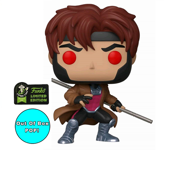 Gambit #554 [OOB] - X-Men Funko Pop! [2020 ECCC Exclusive]