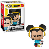 Gamer Mickey Sitting #515 Funko Pop shown in-box and out-of-box, front view