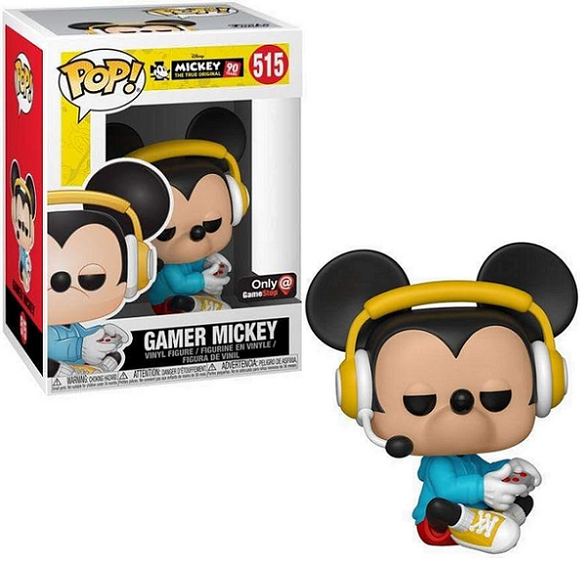 Gamer Mickey #515 - Disney Funko Pop! [Sitting] [GameStop Exclusive]