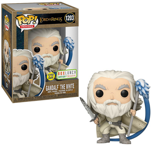 Gandalf the White #1203 - The Lord of the Rings Funko Pop! Movies [GITD BoxLunch Exclusive]