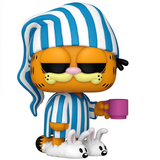 Garfield With Mug #41 Garfield Funko Pop! Comics figure standing out of box holding a mug.