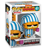 Garfield With Mug #41 Garfield Funko Pop! Comics figure inside display box.
