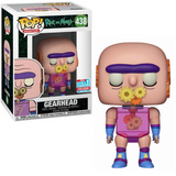 Gearhead #438 Rick and Morty Funko Pop in box and out of box