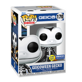 Geicoween Gecko #170 Gieco Funko Pop! Ad Icons GITD Limited Edition, in retail box
