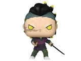 Genya #1851 Funko Pop out of box with fierce demon form expression