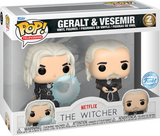 Geralt and Vesemir The Witcher 2019 Funko Pop TV Special Edition 2-Pack in box