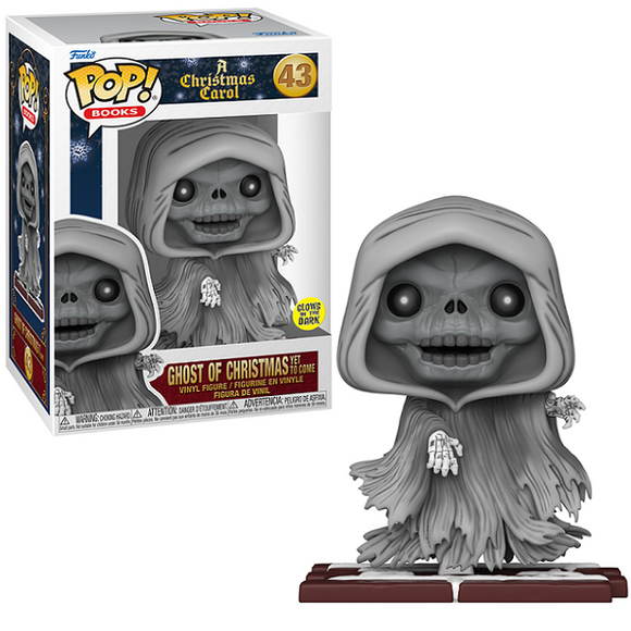 Ghost Of Christmas Yet To Come #43 - A Christmas Carol Funko Pop! Books [GITD]