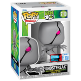 Ghostfreak #2119 Ben 10 Funko Pop! shown in original window display box