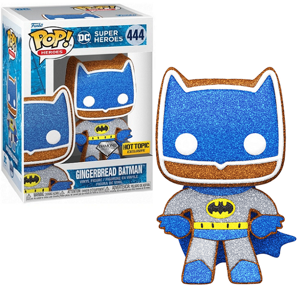 Gingerbread Batman #444 - DC Super Heroes Funko Pop! Heroes [Diamond Hot Topic Exclusive]