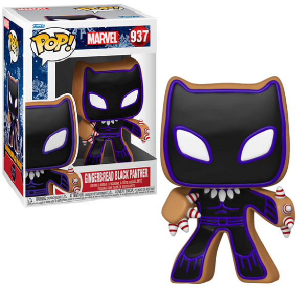 Gingerbread Black Panther #937 - Marvel Funko Pop! [Holiday]