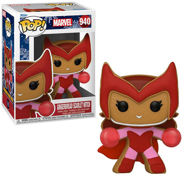 Gingerbread Scarlet Witch #940 - Marvel Funko Pop! [Holiday]