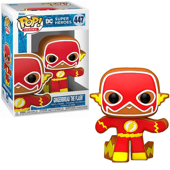 Gingerbread The Flash #447 - DC Super Heroes Funko Pop! Heroes [Holiday]