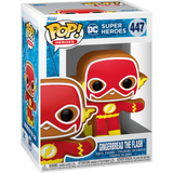Gingerbread The Flash #447 DC Funko Pop! in display box