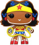 Gingerbread Wonder Woman #446 Funko Pop! — loose vinyl holiday figure from DC Super Heroes Holiday collection