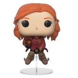 Ginny Weasley Funko Pop #53 Flying displayed out of the box showing full character details