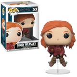 Ginny Weasley Funko Pop #53 Flying displayed both inside the box and out of the box