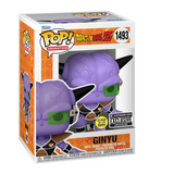 Ginyu #1493 Funko Pop! displayed inside the box, front view