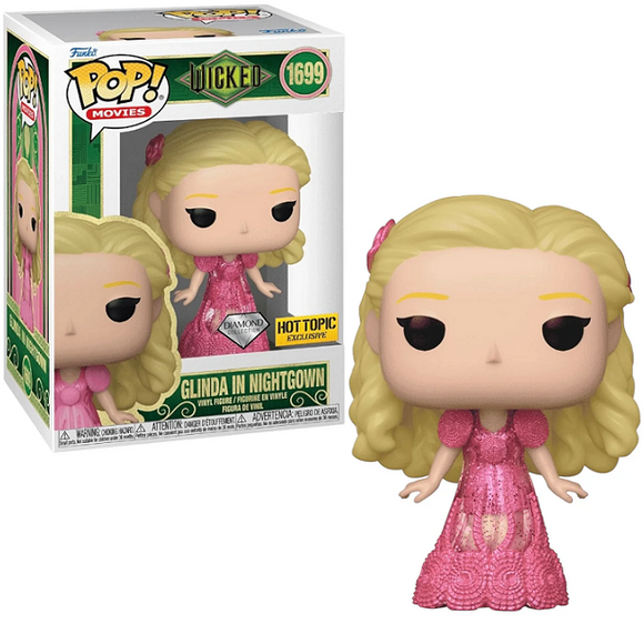 Glinda in Nightgown #1699 - Wicked Funko Pop! Movies [Diamond Hot Topic Exclusive]