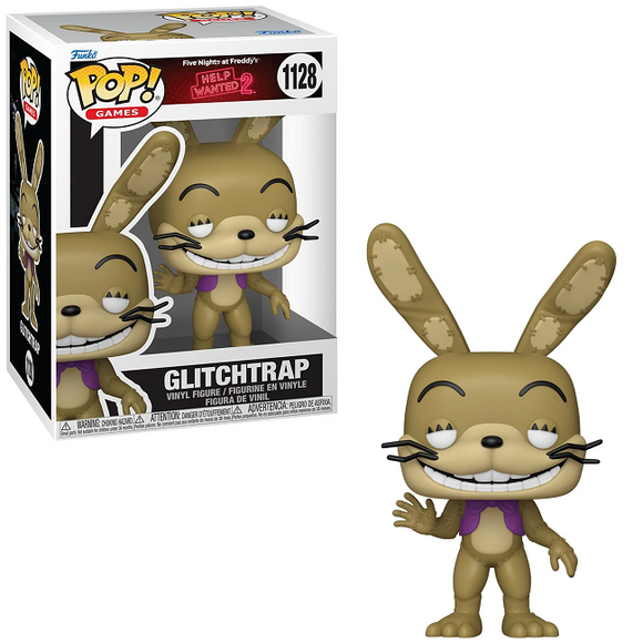 Glitchtrap #1128 Five Nights at Freddy’s Help Wanted 2 Funko Pop! with sinister grin and brown bunny suit