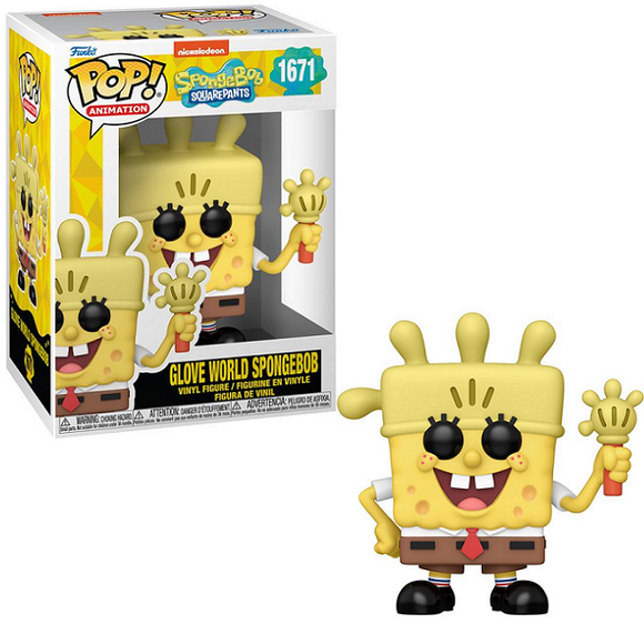 Glove World Spongebob #1671 - Spongebob Squarepants 25th Funko Pop! Animation