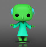 Glowing Mr. Burns #1162 Funko Pop out of box with eerie glow-in-the-dark design