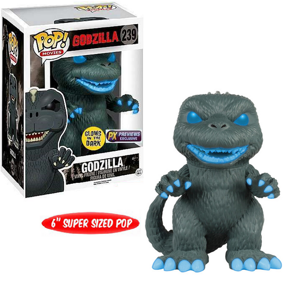 Godzilla #239 - Godzilla Funko Pop! Movies [6-Inch GITD PX Exclusive] [Minor Box Damamge]