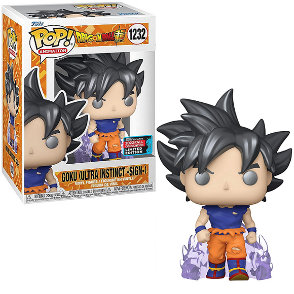 Goku [Ultra Instinct-Sign] #1232 - Dragon Ball Super Funko Pop! [2022 Fall Convention Exclusive]