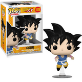 Goku #1626 Dragon Ball GT Funko Pop shown in and out of the box.