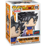 Goku Ultra Instinct-Sign #1232 Dragon Ball Super NYCC Funko Pop figure in box with energy effects