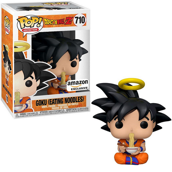 Goku [Eating Noodles] #710 - Dragon Ball Z Funko Pop! Animation [Amazon Exclusive]
