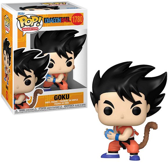 Goku with Tail #1780 - Dragon Ball Funko Pop! Animation [Kamehameha]