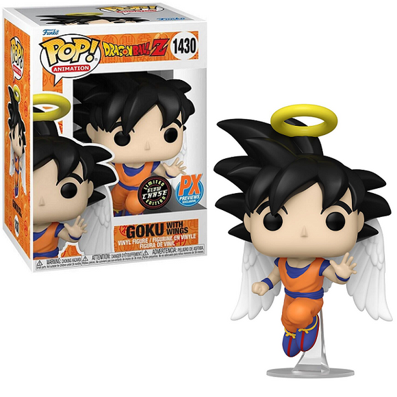 Goku with Wings #1430 - Dragon Ball Z Funko Pop! Animation [Gitd Px Exclusive Chase]