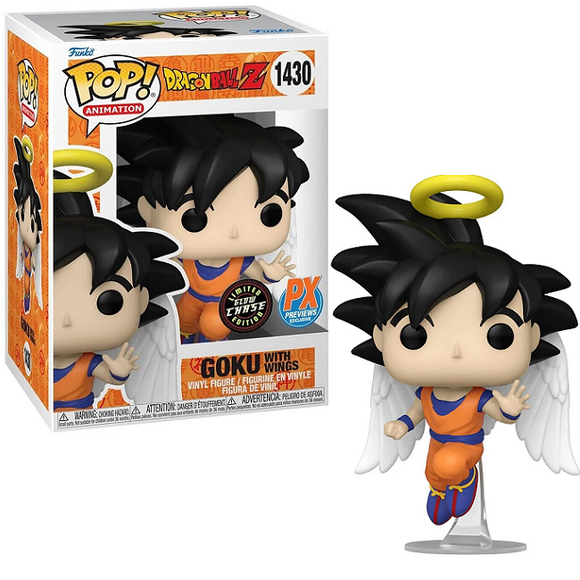 Goku with Wings #1430 - Dragon Ball Z Funko Pop! Animation [Gitd Px Exclusive Chase]