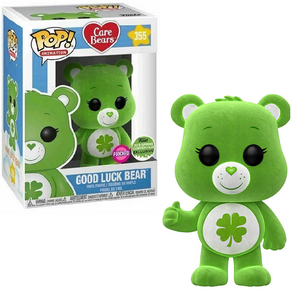 Good Luck Bear #355 - Care Bears Funko Pop! Animation [Flocked 2018 Spring Convention Limited Edition]