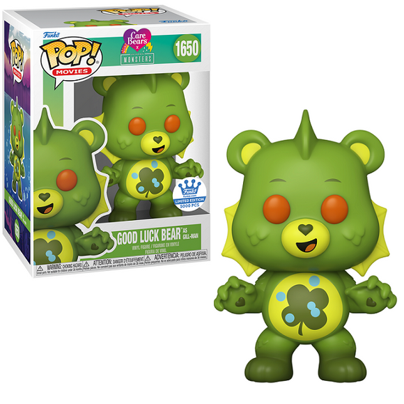 care bears x universal monsters funko pop Good Luck Bear Gill-Man Pop! #1650