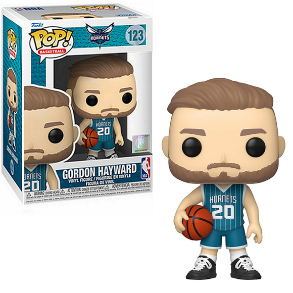 Gordon Hayward #123 - Hornets Funko Pop! Basketball [Teal Jersey]