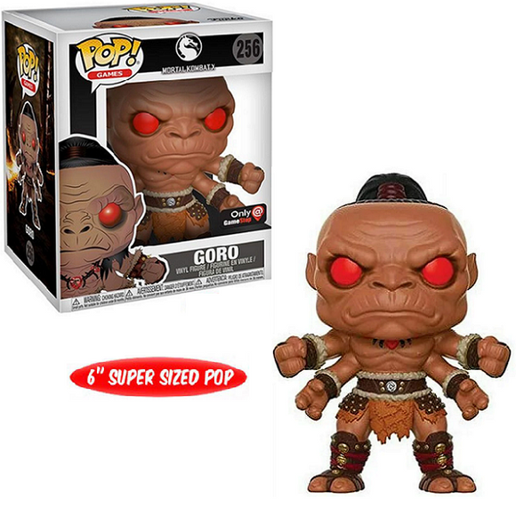 Goro #256 – Mortal Kombat Funko Pop! Games [6-Inch GameStop Exclusive]