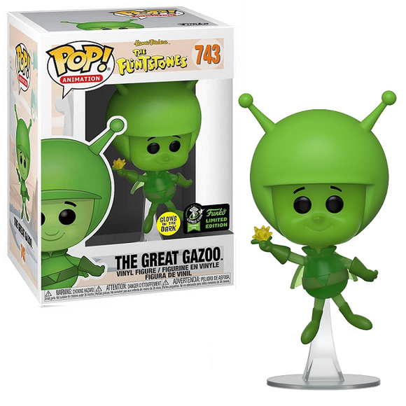 The Great Gazoo #743 - The Flintstones Funko Pop! Animation [GITD 2020 ECCC Spring Convention Limited Edition] [Minor Box Damage]