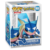 Greninja Funko Pop #968 displayed inside the box from Pokémon