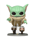 Grogu Macy’s Thanksgiving Day Parade #575 Funko Pop! Deluxe figure shown out of the box, front view